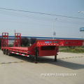Low Bed Semi-trailer with 18,000kg/Axle Capacity and Steel Chassis